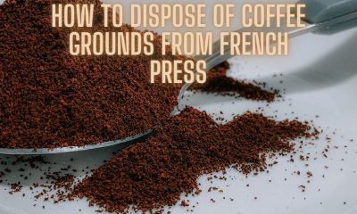 how to dispose of coffee grounds from french press